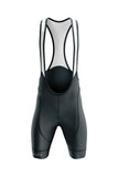 Pepper Gray Bib Shorts - Women